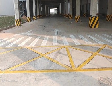 榆林榆林厂区道路标线施工